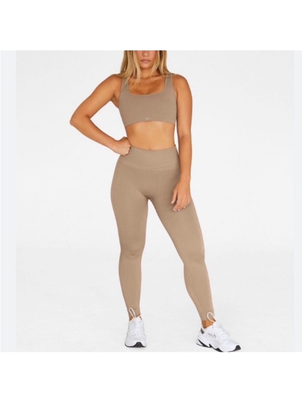 SET Active Sculptflex Seamless Leggings in Tan - Size Medium